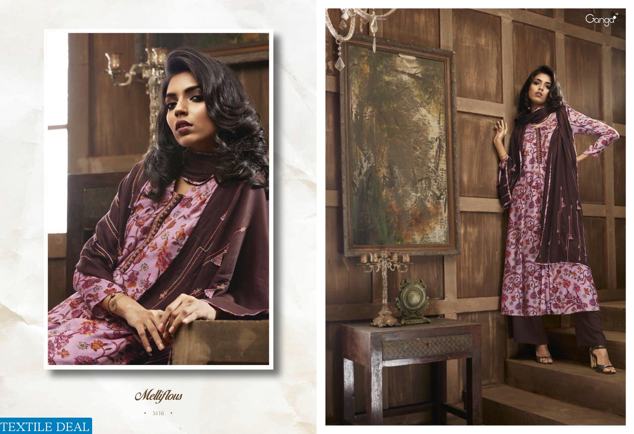 Ganga Melliflous Wholesale Causal Salwar suits